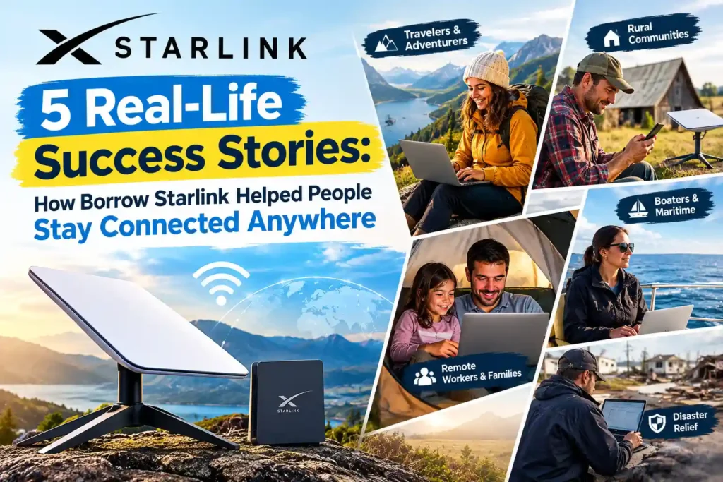 5 Real-Life Success Stories How Borrow Starlink Helped People Stay Connected Anywhere