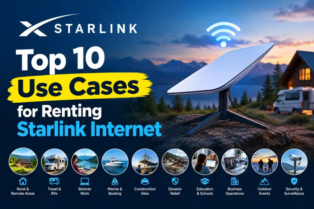 Top 10 Use Cases for Renting Starlink Internet