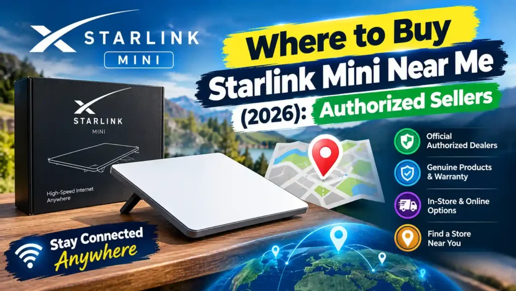Where to Buy Starlink Mini Near Me (2026) Authorized Sellers