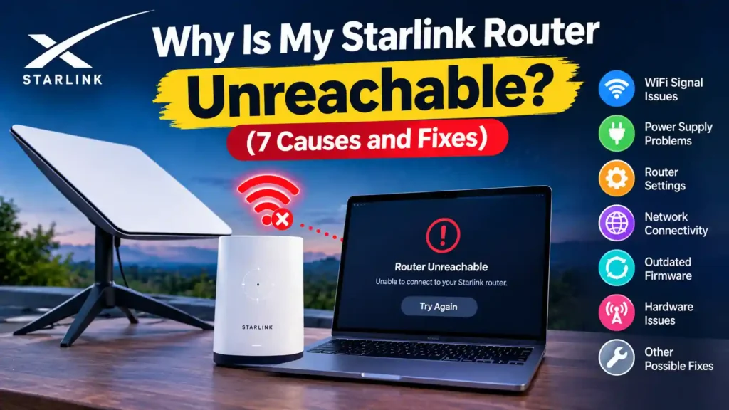 Why Is My Starlink Router Unreachable_2026