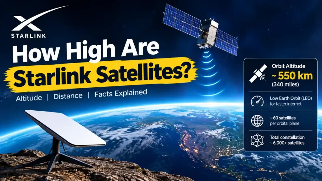 how high are starlink satellites 2026
